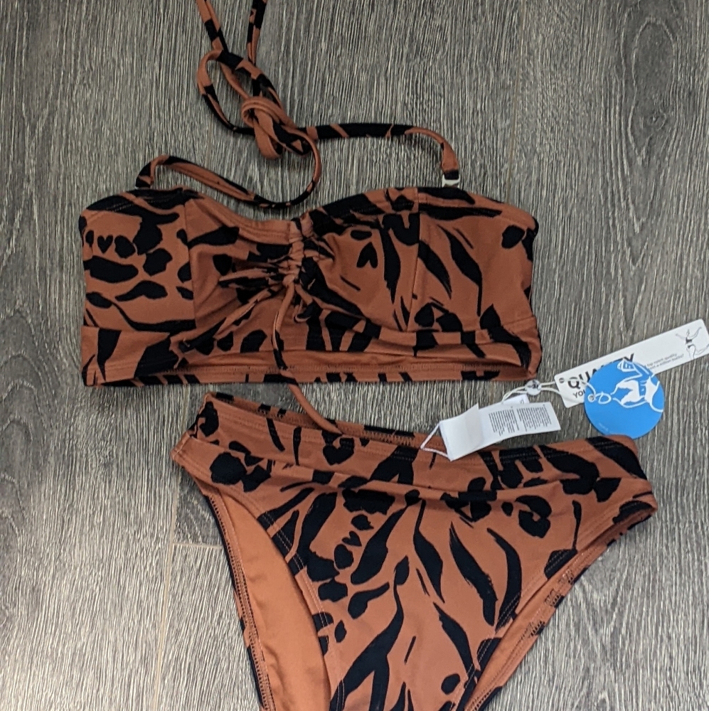 Animal print bikini